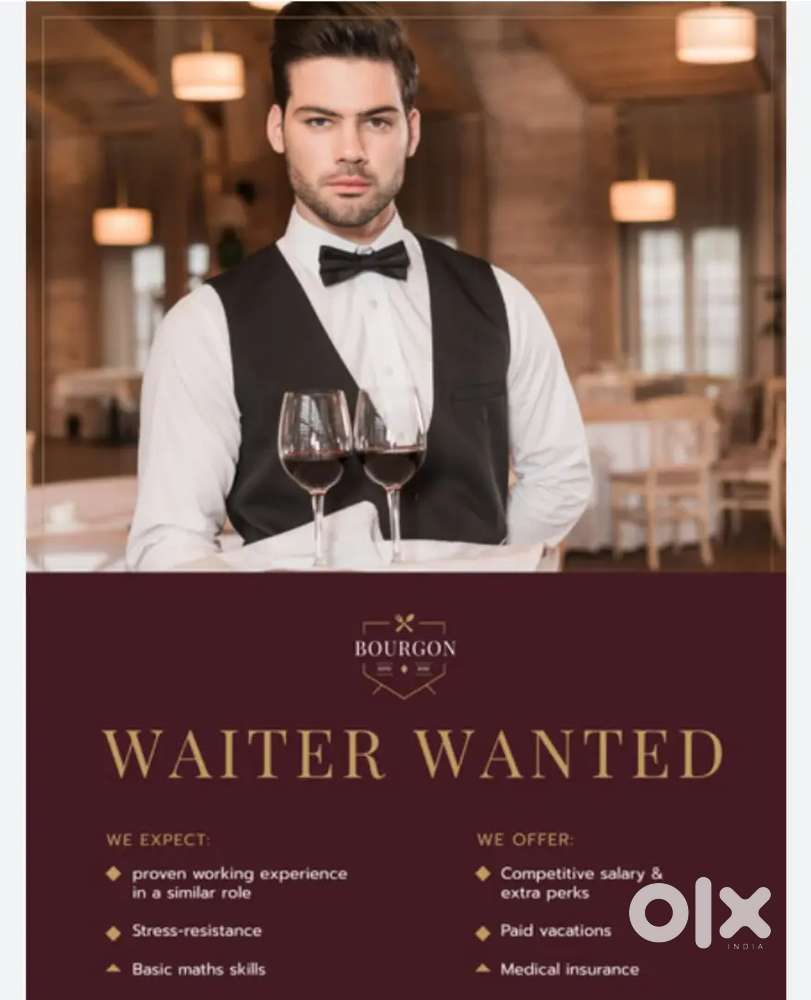 Waiter in Multicusine Restaurant