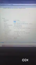 Hp laptop  intel (R)