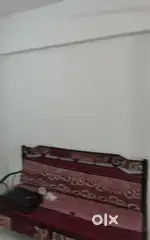 Sofa 3+2 Floral design red color cushion.