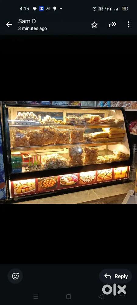 Combo fridge and counter