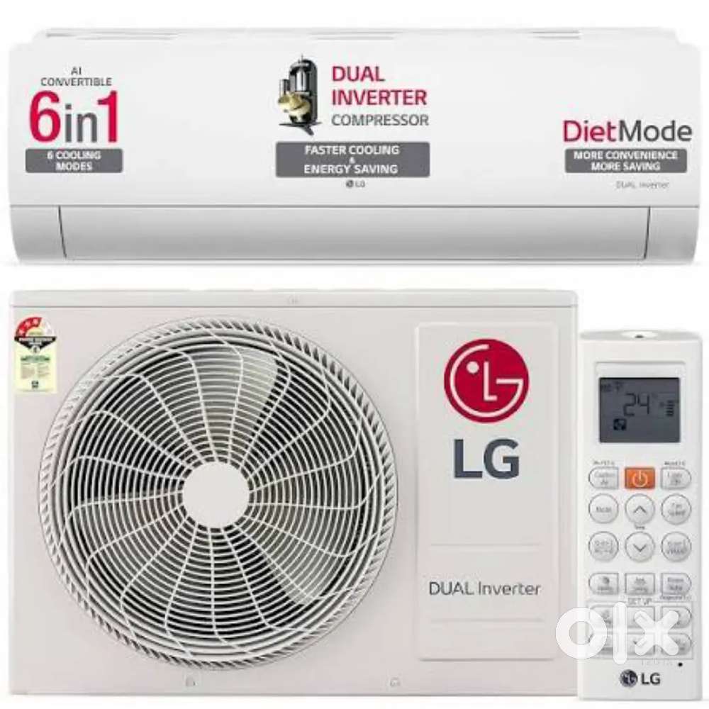 LG air conditioner 1.5 ton 3star split AC