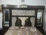 Jali decore bed design