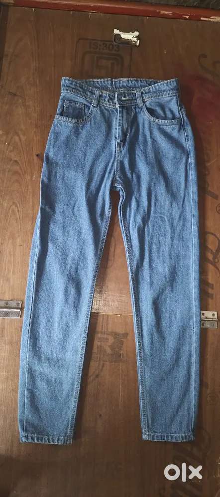 Blue straight Fit Pant size - 28