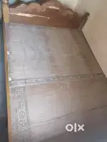 King size cot openable with kurlon bed