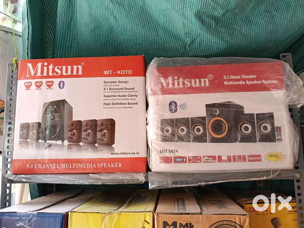 MITSUN 5.1 HOME THEATRE SPEAKER SUBWOOFER WITH 1 YEAR WARRANTY !