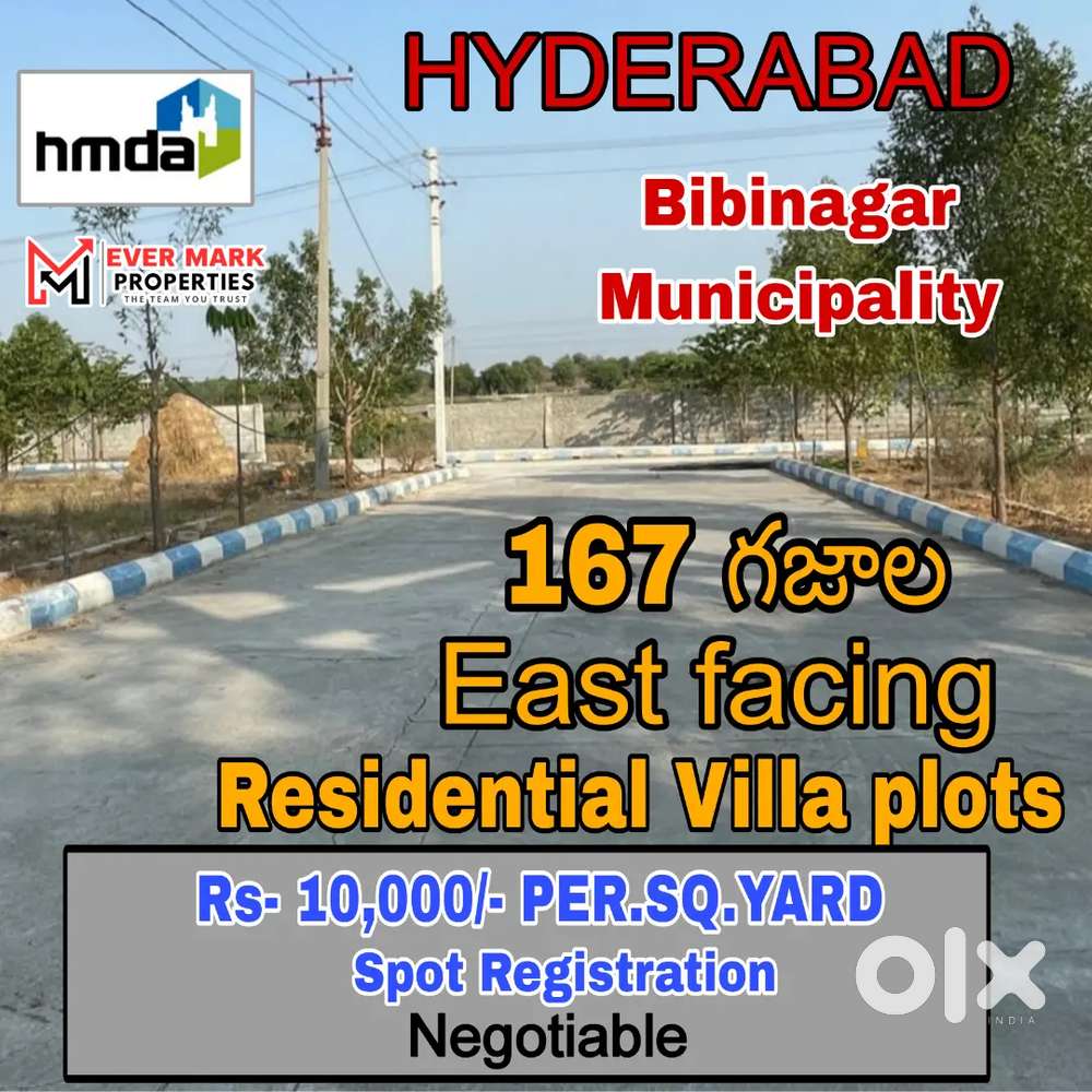 HMDA APPROVED Gated community Residential Construction villa Open plot