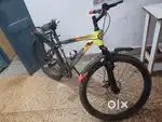 Casper Gold  Bycycle double disk  Break tube less front suspension.