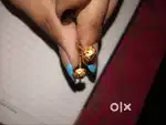New pure Gold earings holemark