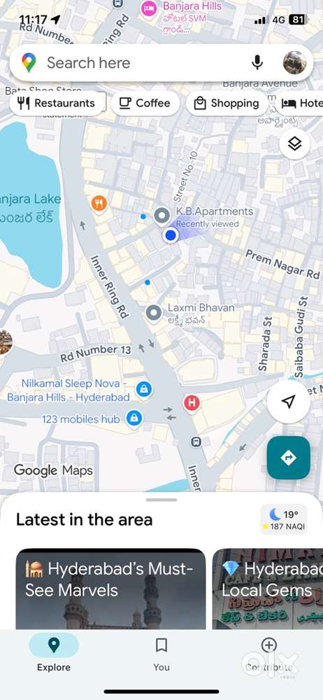 2bhk flat at affordable rent in banjara hills