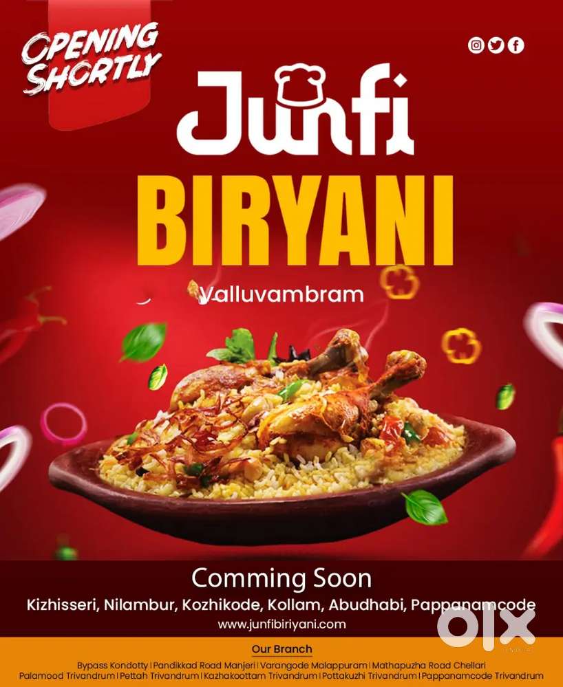 Need a lady billing staff in our restaurant