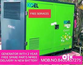 GENERATOR WOTH 2 YEARS FREE SPARE PARTS N FREE DELIVERY N NEW BATTERY