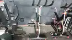 Three Treadmills and three gym cycle