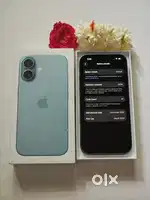 Apple iPhone 16 (128GB) (100%) Battery Health