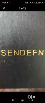 SENDEF N brand new unused  pure leather mens belt