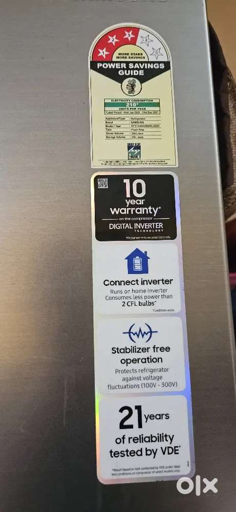 Samsung 336 liters Refrigerator
