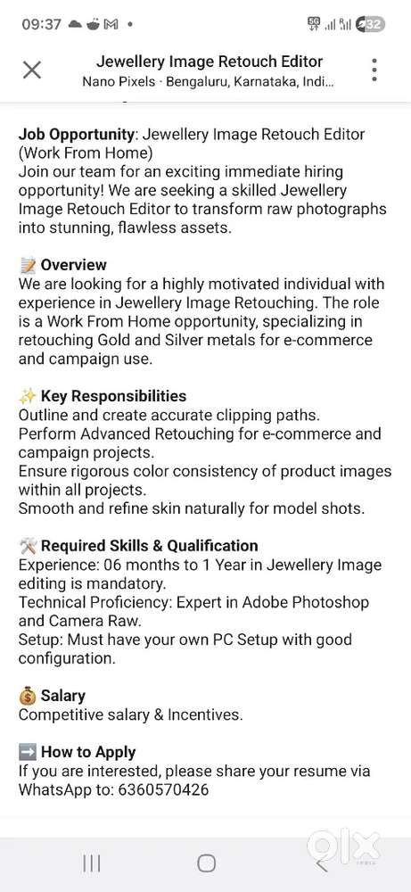 Jewellery Image Retoucher