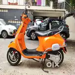 Scooter was fully on and all parts are working