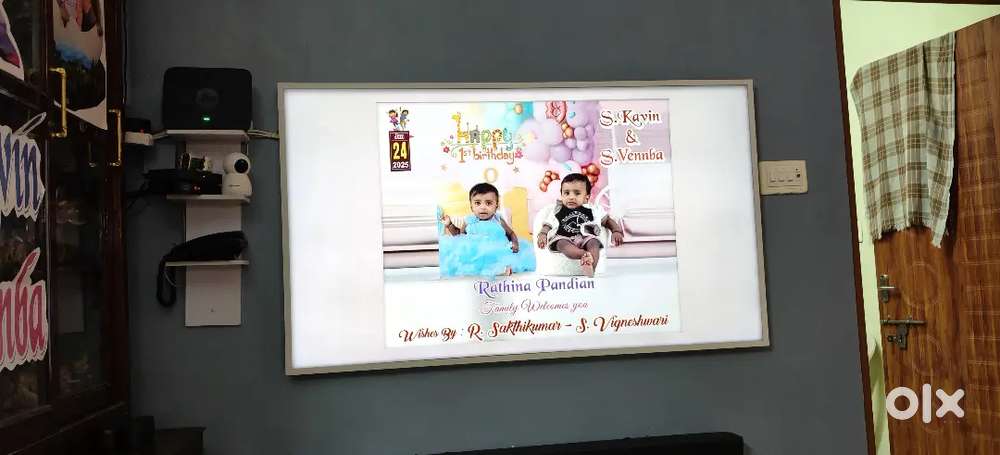 சாம்சாங்க் கம்பேனி டிவி 3 வருடம் கியாரண்டியுடன் உள்ளது