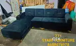 Luxurious design model L shape sofa set with launger available in star