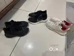 2 nike and  one reebok used shoes ,uk 10