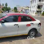 Red taxi driver