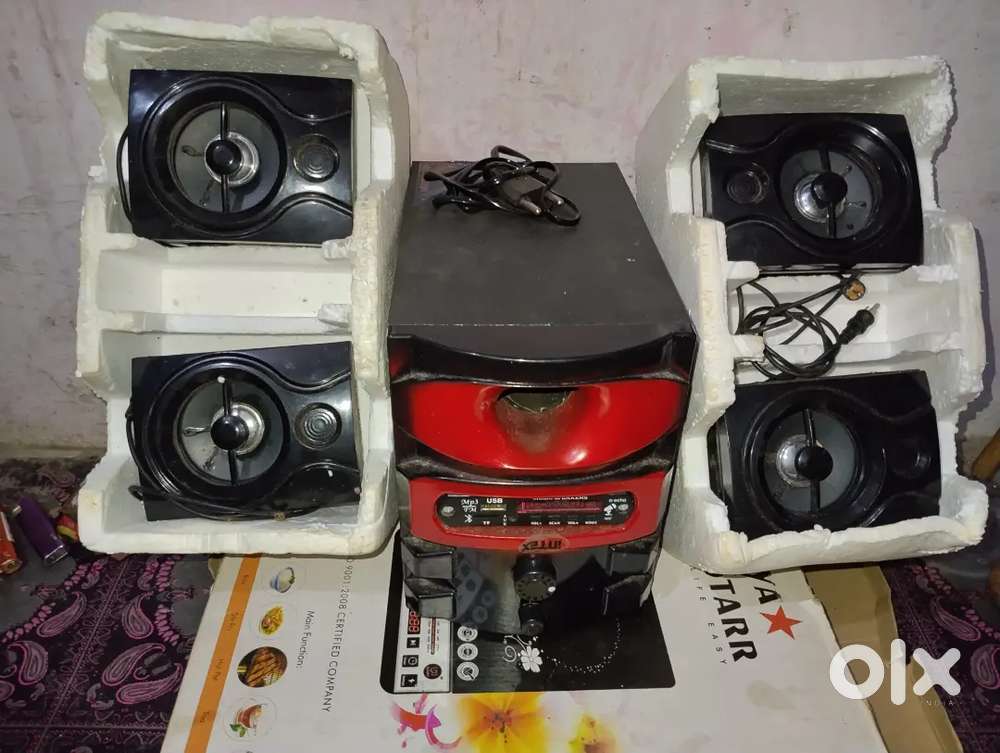 **INTEX HOME THEATRE WITH 4 SPEAKER**