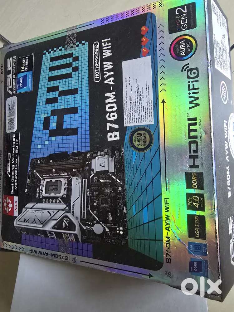 Laptop ,psu powersupply ,ups, monitor, b760 motherboard, mobile