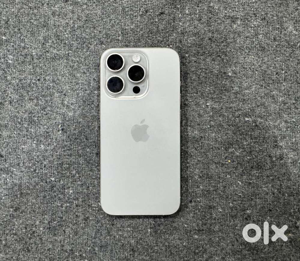 iPhone 15 Pro 128GB, 100% BH, Natural Titanium, Dual E-Sim, USA Unit.
