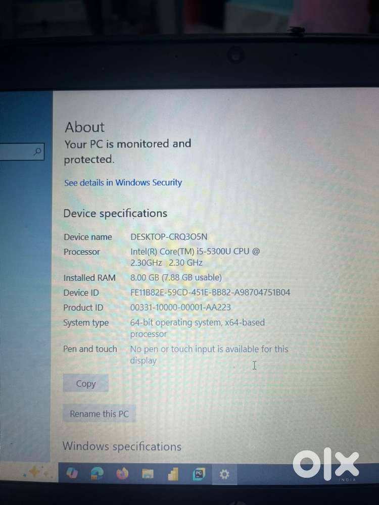 i5 HP laptop for sale