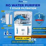 7 Stages - New RO Water Purifier with Pre- Filter Kit, 1 Year Warranty
