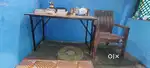 Folding table and chair