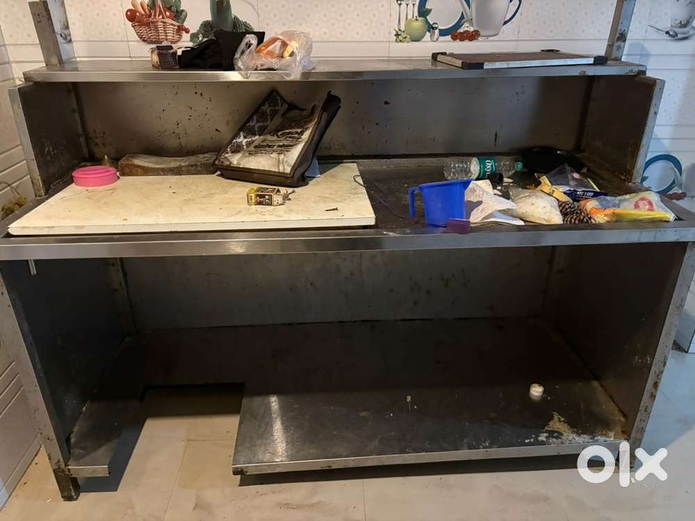 Stainless stell counter useful for hotels