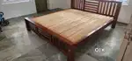 King size cot wooden king size