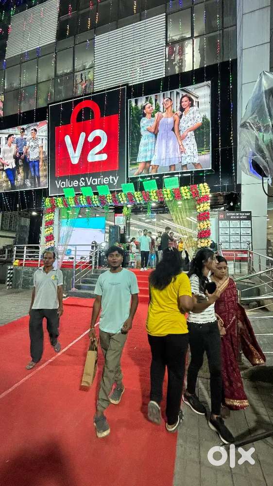 V2 mall lalpur urgent requirement female Cadinate and male Cadinate