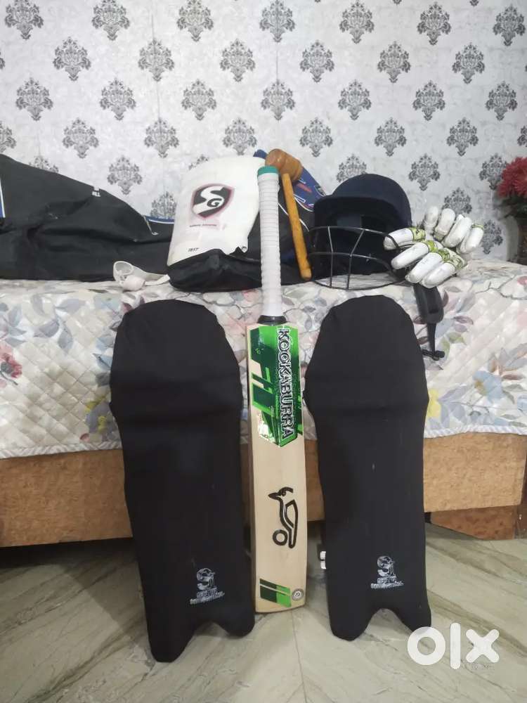 Complete bayting Cricket kit with English willow new bat contact