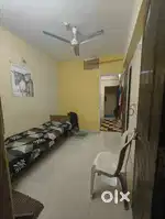 1 bhk flat available for  Only Girls