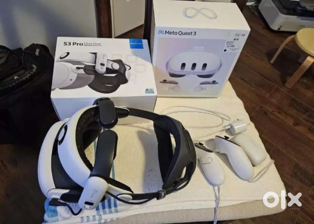 Meta Quest 3 VR Headset 512GBBundle, w/Bobovr S3 Pro HeadStrap