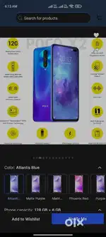 Poco x 2   6_128 gb back panel dalega tavh crack hai