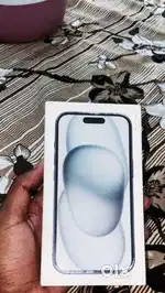 iphone15 with warrnty 1:5 months with box all orginal gb128