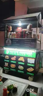 Cart , pizza machine , fryer with stand