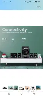 Philips home theatre SPA8000B 5.1