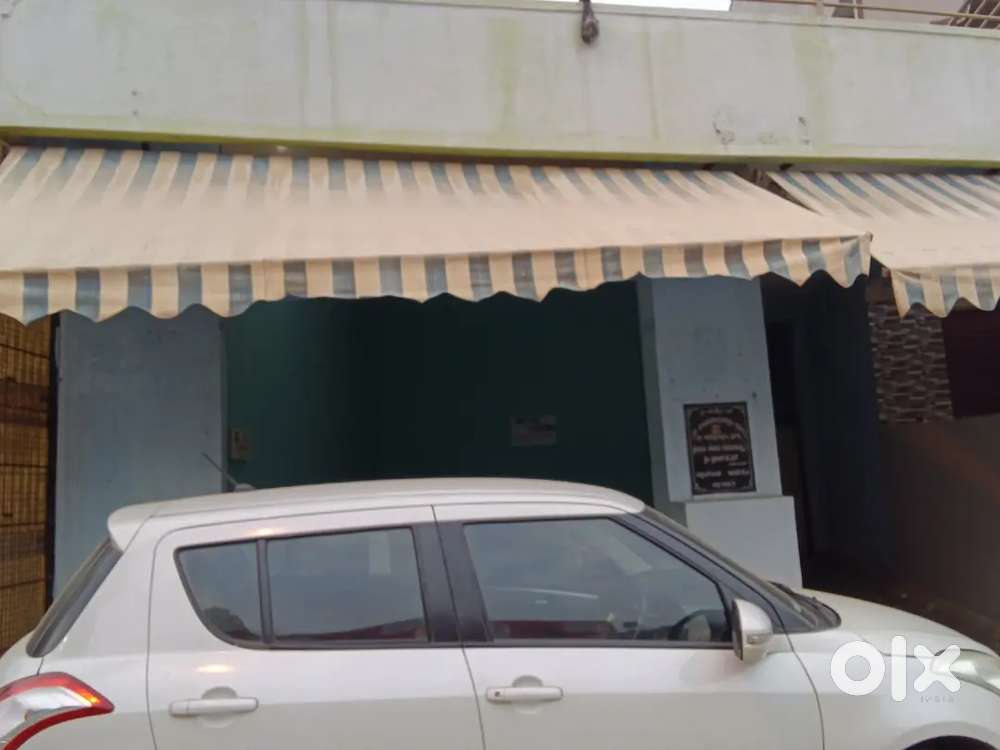 It is next to main road , very big space you can even make it godown