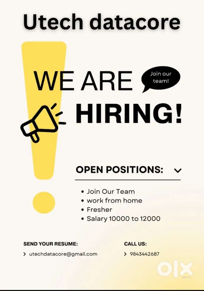 Data entry job welcome to monthly salary