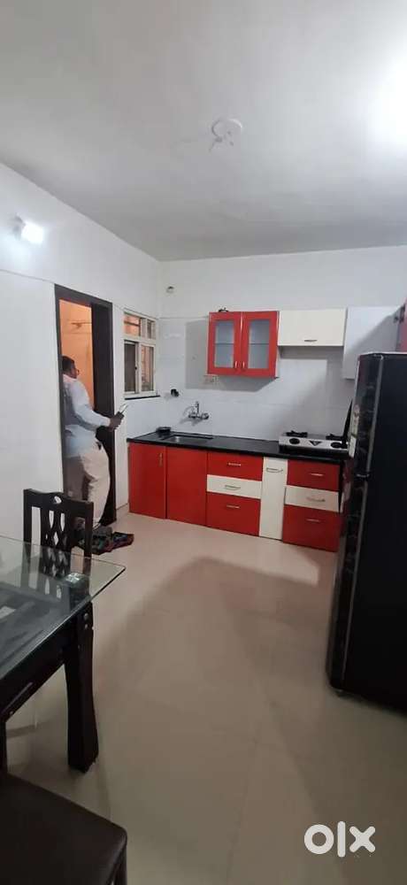1bhk semi furniture car parking family flat rent Dattnagar ambegaon