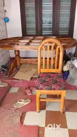 Teak wood dining table