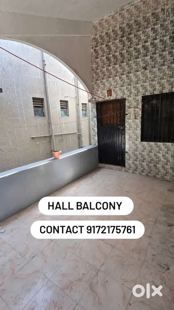 1 BHK flat for rent.  Rent- 14000 Deposit-30000 Negotiable