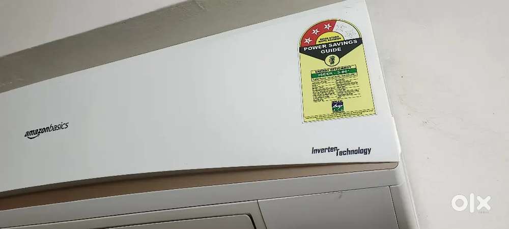 1.5Ton Amazon Basics Model 3star split AC good working condition