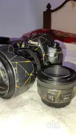 Canon 6d mark 2 with flash charger 2 battery 2 lence 50mm or 24/105