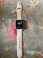 APPLE WATCH SERIES 3 WHITE STRAP SILVER CASE 42MM