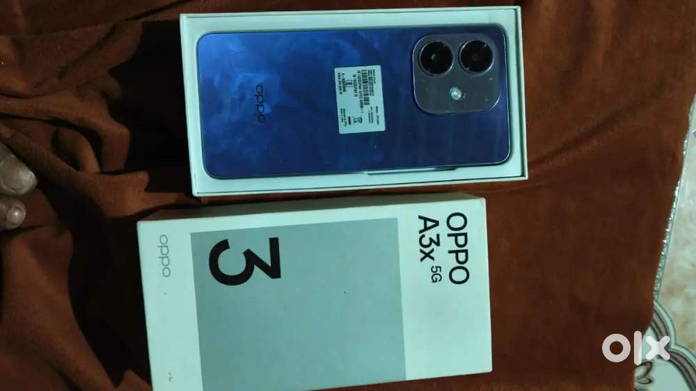 Oppo a3x 5g 4/64 like new 2 month warranty pending with bill box